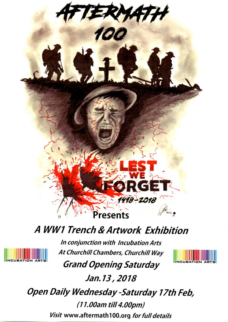 WW1 Trench Installation ‘Aftermath’ & Art Exhibition